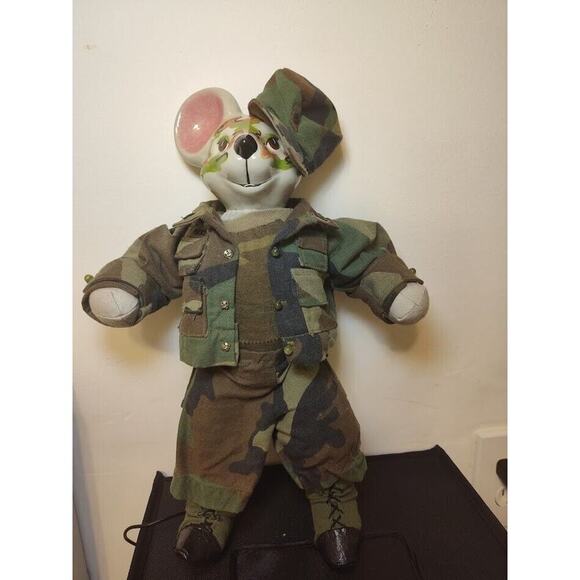 Handmade Mouse Soldier - Picture 1 of 8
